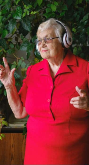 Listening to music2